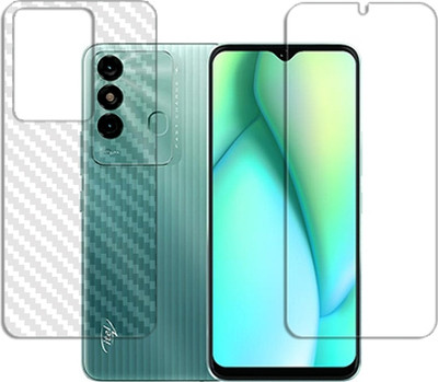 SOMTONE Front and Back Tempered Glass for itel P38 Pro FRONT BACK(Pack of 1)