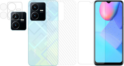Vatsin Front and Back Tempered Glass for ViVO Y22(Pack of 3)