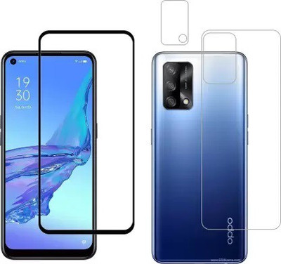 MUTAALI Front and Back Tempered Glass for Oppo F19s(Pack of 1)