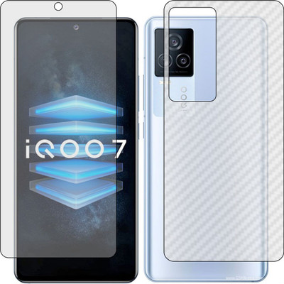 MOBART Front and Back Tempered Glass for VIVO IQOO 7 V2049A(Pack of 2)