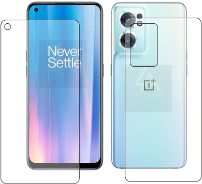 CASELIA Front and Back Tempered Glass for OnePlus Nord CE 2 5G(Pack of 2)