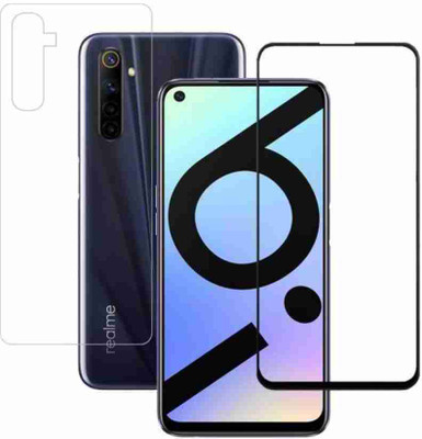 Guardor Front and Back Tempered Glass for Realme 6 Front&Back Screen Protector Screen Guard 9H.(Pack of 2)