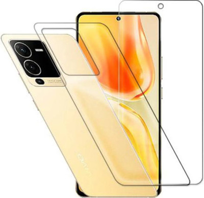 DOWRVIN Front and Back Tempered Glass for Vivo S15(Pack of 2)