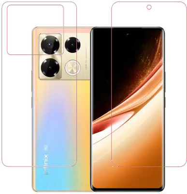 HOBBYTRONICS Front and Back Tempered Glass for Infinix Note 40 Pro 5G, Infinix Note 40 Pro(Pack of 1)