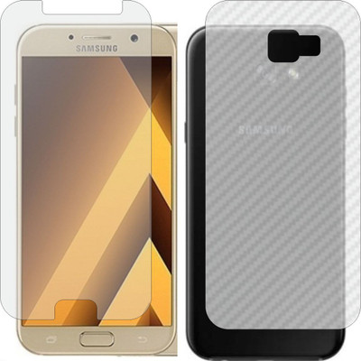MOBART Front and Back Tempered Glass for SAMSUNG A720 GALAXY A7 2017(Pack of 2)