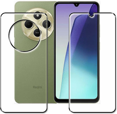 tombik Front and Back Tempered Glass for 29cx-Redmi A4 5G-fb(Pack of 2)