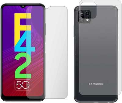 4 YARDS Front and Back Tempered Glass for SAMSUNG GALAXY F42 5G (Matte Finish)(Pack of 1)
