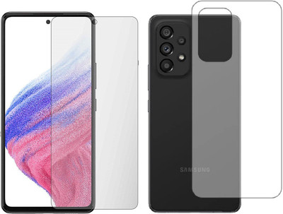 4 YARDS Front and Back Tempered Glass for Samsung Galaxy A53 5G (Matte Finish)(Pack of 1)