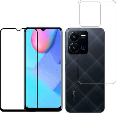 Ten To 11 Front and Back Tempered Glass for ViVO Y35(Pack of 2)