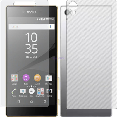 Fasheen Front and Back Tempered Glass for SONY XPERIA Z5 PREMIUM (Front Matte Finish & Back 3d Carbon Fiber)(Pack of 2)