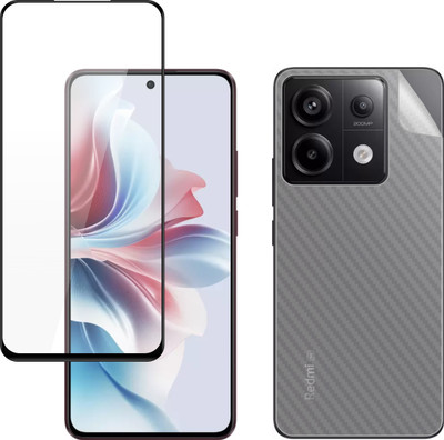 Vatsin Front and Back Tempered Glass for Redmi Note 13 Pro 5G, Redmi Note 13 Pro 5G [Back Carbon Fiber](Pack of 2)