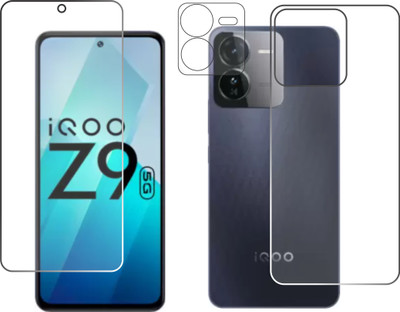 chakoor Front and Back Tempered Glass for IQOO Z9 5G,IQOO Z9 5g(Pack of 3)