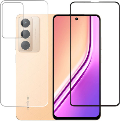 GLAMEECH Front and Back Tempered Glass for Realme P3x 5G, Realme P3x 5G, Realme P3x, P3x 5G, Realme p3x(Pack of 2)