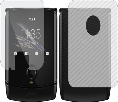 Fasheen Front and Back Tempered Glass for MOTOROLA MOTO RAZR 2019(Pack of 2)