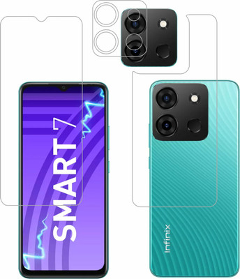 Vatsin Front and Back Tempered Glass for Itel A60(Pack of 3)