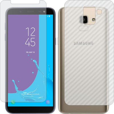 Fasheen Front and Back Tempered Glass for Samsung Galaxy J6(Pack of 2)