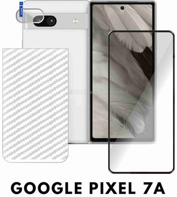 Dasiana Front and Back Tempered Glass for GOOGLE PIXEL 7A(Pack of 3)