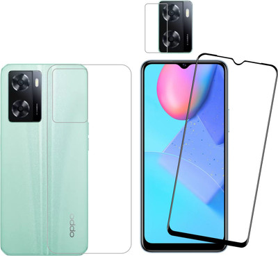 Ten To 11 Front and Back Tempered Glass for Oppo A57(Pack of 3)