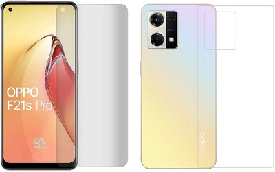 4 YARDS Front and Back Tempered Glass for Oppo F21s Pro 4G (Matte Finish)(Pack of 1)
