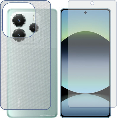 Mobling Front and Back Tempered Glass for Xiaomi Redmi Note14 5G(Pack of 2)