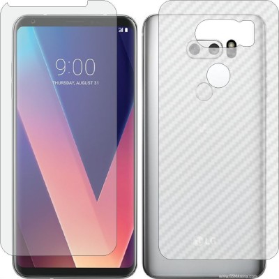MOBART Front and Back Tempered Glass for LG V30 PLUS(Pack of 2)