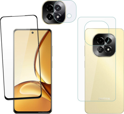 Ten To 11 Front & Back Camera Lens Glass Protector for Realme C63 5g, Front and Back Tempered Glass for Realme C63 5g(Pack of: 3)