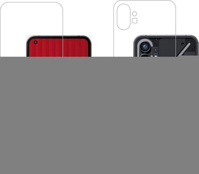 Vatsin Front and Back Tempered Glass for Nothing Phone 1(Pack of 2)