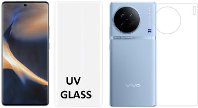 4 YARDS Front and Back Tempered Glass for vivo x90(Pack of 1)