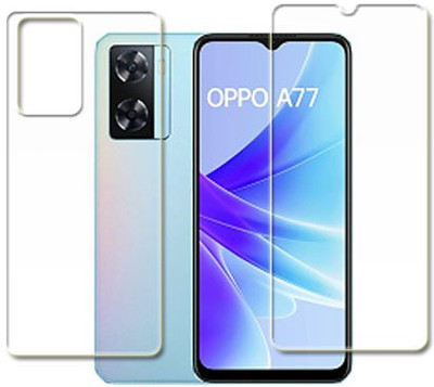 MUTAALI Front and Back Tempered Glass for Oppo A77s(Pack of 1)