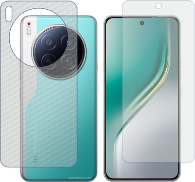 Fasheen Front and Back Tempered Glass for Tecno Camon 40 Premier(Pack of 2)