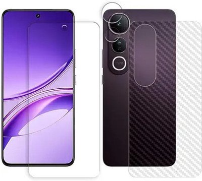 MUTAALI Front and Back Tempered Glass for vivo V50 Lite(Pack of 1)