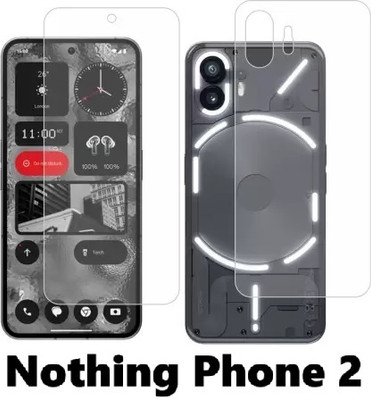 LIKEDESIGN Front and Back Tempered Glass for Nothing Phone 2(Pack of 1)