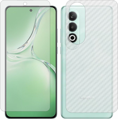 Mobling Front and Back Tempered Glass for Oppo K12(Pack of 2)