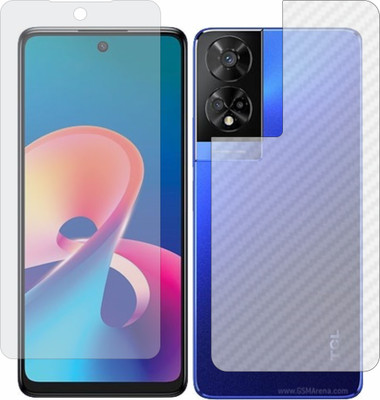 MOBART Front and Back Tempered Glass for Tcl 50 XE(Pack of 2)
