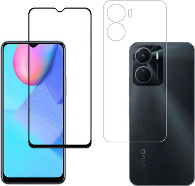 Vatsin Front and Back Tempered Glass for ViVO T2X 5G, vivo Y16, vivo Y56 5G(Pack of 2)