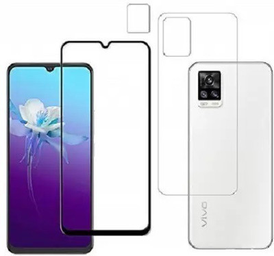 MUTAALI Front and Back Tempered Glass for ViVO V21 5G(Pack of 1)