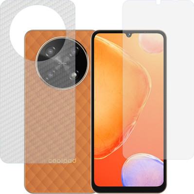 Mobling Front and Back Tempered Glass for Coolpad C16 S(Pack of 2)