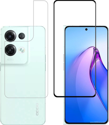 Ten To 11 Front and Back Tempered Glass for Oppo Reno8 Pro 5G(Pack of 2)