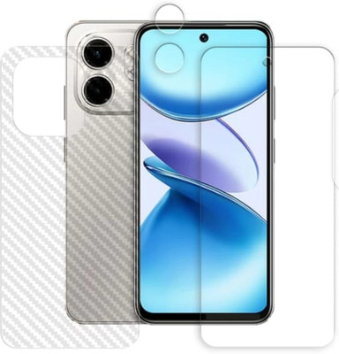 DOWRVIN Front and Back Tempered Glass for INFINIX SMART 9 HD 4G(Pack of 3)
