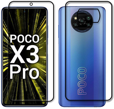 ARBAN Front and Back Tempered Glass for Poco X3 GT Front Back Flexible Tempered Glass(Pack of 1)