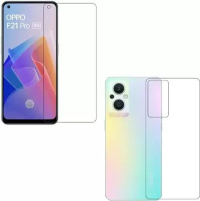 MagicalTech Front and Back Tempered Glass for Oppo F21 Pro 5G, Oppo F21 Pro 5G Front Screen Tempered Guard & Back Flexible Guard(Pack of 2)