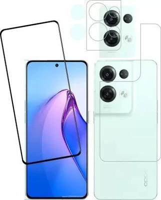 MUTAALI Front and Back Tempered Glass for Oppo Reno8 Pro 5G(Pack of 1)