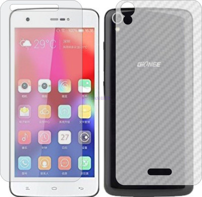 Fasheen Front and Back Tempered Glass for GIONEE V6L (Front Matte Finish & Back 3d Carbon Fiber)(Pack of 2)