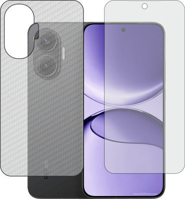 Mobling Front and Back Tempered Glass for Redmi Turbo 4 Pro 25053RT47C(Pack of 2)