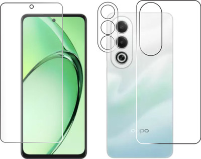 chakoor Front and Back Tempered Glass for oppo k12x 5g(Pack of 3)