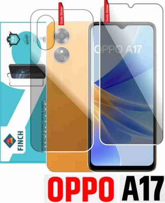 Olonga Front and Back Tempered Glass for OPPO A17(Pack of 2)