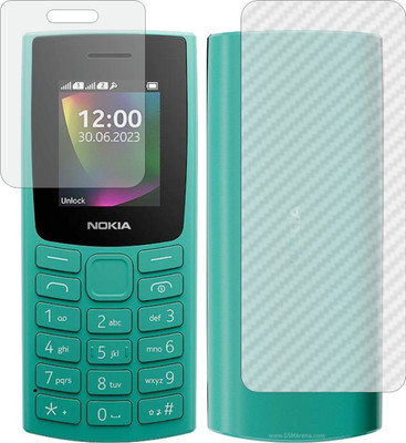 MOBART Front and Back Tempered Glass for Nokia 105 2023(Pack of 2)