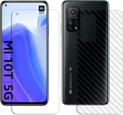 SOMTONE Front and Back Tempered Glass for Mi 10T 5G FRONT BACK SCREEN GUARD(Pack of 1)
