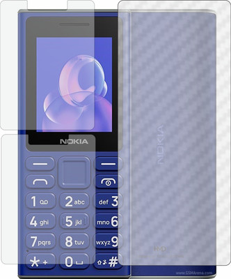 Fasheen Front and Back Tempered Glass for Nokia 105 2024(Pack of 2)