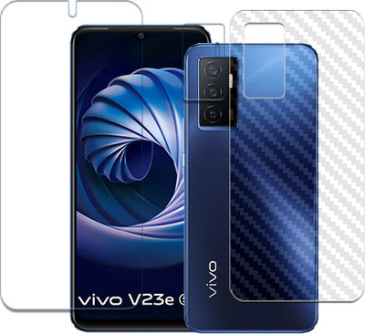 20SKY Front and Back Tempered Glass for vivo V23e 5G FRONTBACK AND CAMERA LENS SCREEN GUARD(Pack of 1)